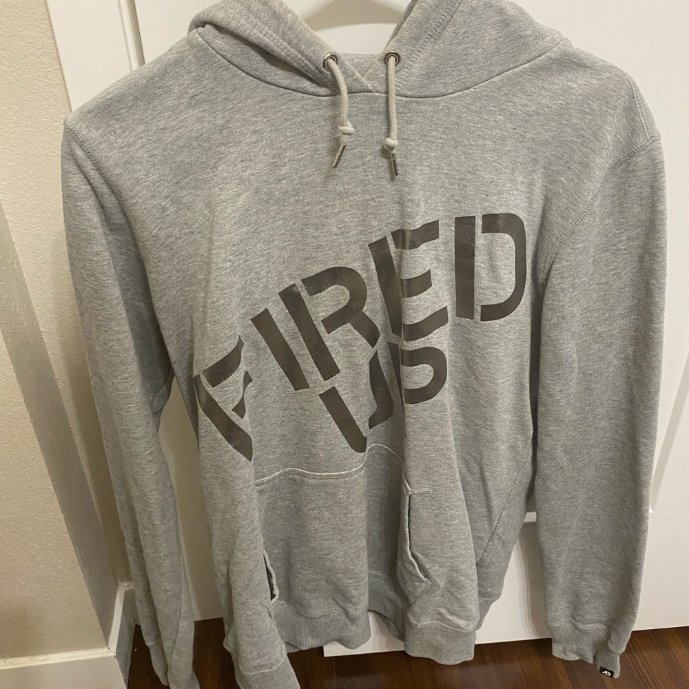 Women’s Gray and Silver Pullover Nike Hoodie